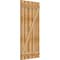 Ekena Millwork Spaced Board-n-Batten Shutters w/Z-Bar, Rough Sawn Western Red Cedar, 28 7/8W x 61H, PR RBS06Z29X061RWR - alternate 4